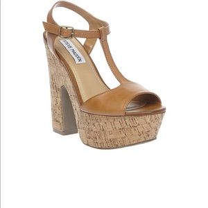 Steve Madden- Gloria Wooden Base Heels